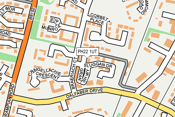 PH22 1UT map - OS OpenMap – Local (Ordnance Survey) PH22 1UT map - OS OpenMap – Local (Ordnance Survey)