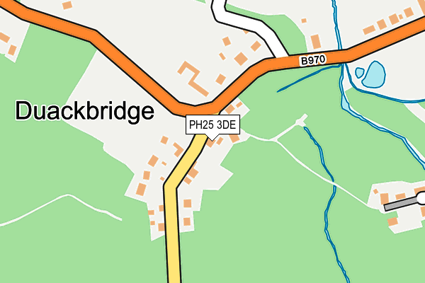 PH25 3DE map - OS OpenMap – Local (Ordnance Survey) PH25 3DE map - OS OpenMap – Local (Ordnance Survey)