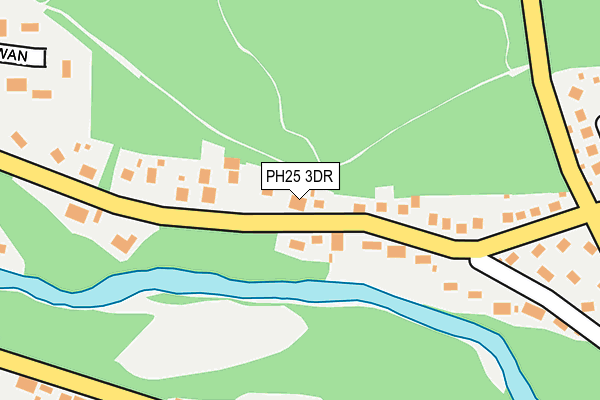 PH25 3DR map - OS OpenMap – Local (Ordnance Survey) PH25 3DR map - OS OpenMap – Local (Ordnance Survey)
