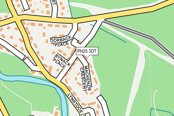 PH25 3DT map - OS OpenMap – Local (Ordnance Survey) PH25 3DT map - OS OpenMap – Local (Ordnance Survey)