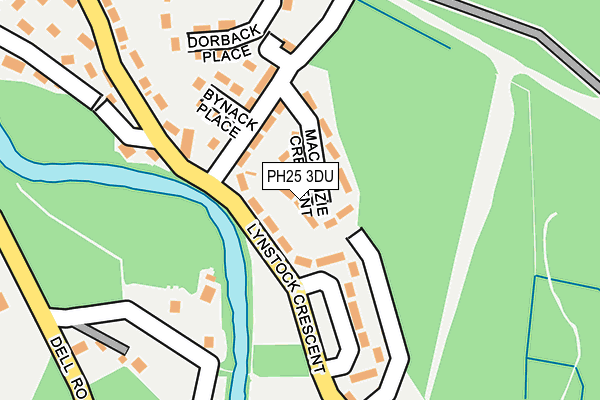 PH25 3DU map - OS OpenMap – Local (Ordnance Survey) PH25 3DU map - OS OpenMap – Local (Ordnance Survey)