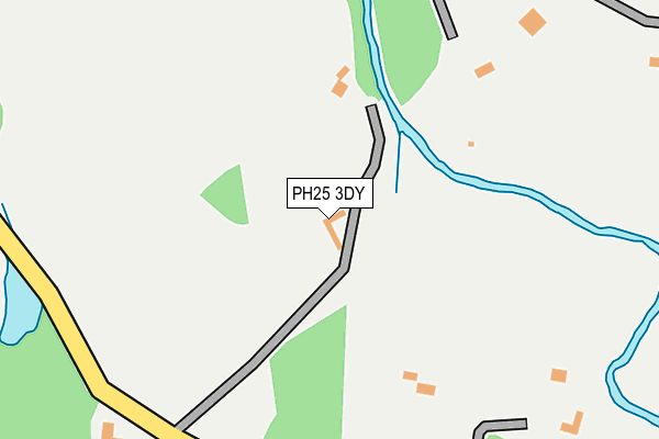 PH25 3DY map - OS OpenMap – Local (Ordnance Survey) PH25 3DY map - OS OpenMap – Local (Ordnance Survey)