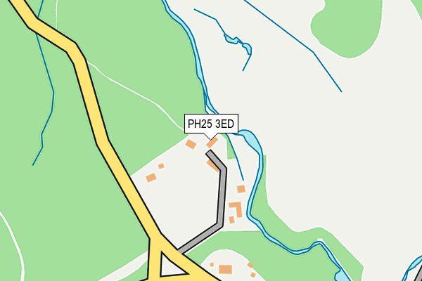 PH25 3ED map - OS OpenMap – Local (Ordnance Survey) PH25 3ED map - OS OpenMap – Local (Ordnance Survey)