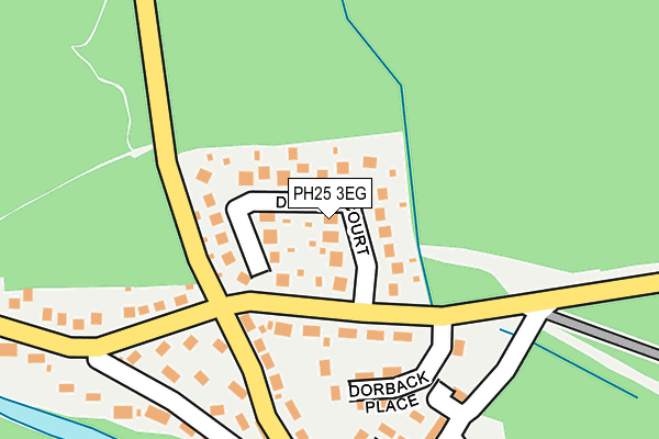 PH25 3EG map - OS OpenMap – Local (Ordnance Survey) PH25 3EG map - OS OpenMap – Local (Ordnance Survey)