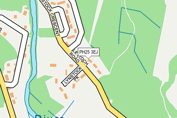PH25 3EJ map - OS OpenMap – Local (Ordnance Survey) PH25 3EJ map - OS OpenMap – Local (Ordnance Survey)
