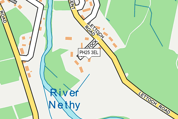 PH25 3EL map - OS OpenMap – Local (Ordnance Survey) PH25 3EL map - OS OpenMap – Local (Ordnance Survey)