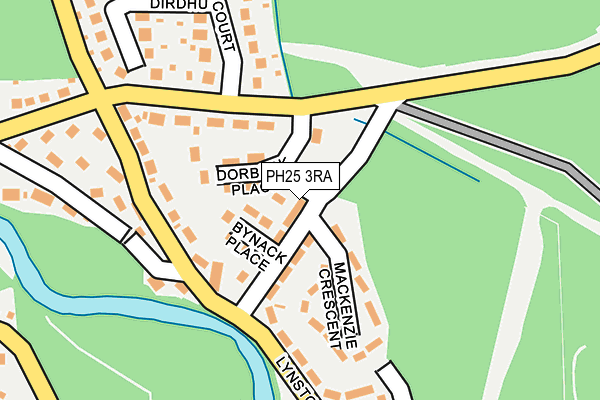 PH25 3RA map - OS OpenMap – Local (Ordnance Survey) PH25 3RA map - OS OpenMap – Local (Ordnance Survey)