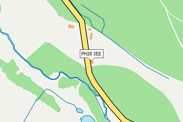 PH26 3EE map - OS OpenMap – Local (Ordnance Survey) PH26 3EE map - OS OpenMap – Local (Ordnance Survey)