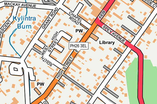 PH26 3EL map - OS OpenMap – Local (Ordnance Survey) PH26 3EL map - OS OpenMap – Local (Ordnance Survey)