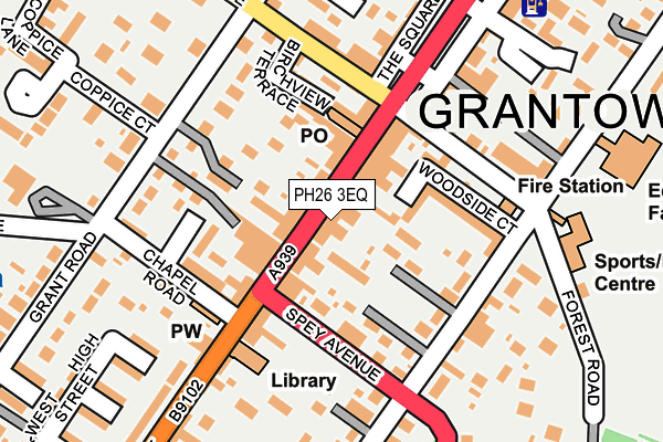 PH26 3EQ map - OS OpenMap – Local (Ordnance Survey)
