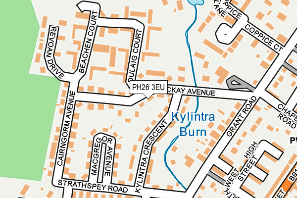 PH26 3EU map - OS OpenMap – Local (Ordnance Survey) PH26 3EU map - OS OpenMap – Local (Ordnance Survey)