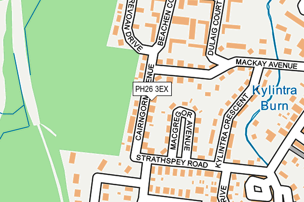 PH26 3EX map - OS OpenMap – Local (Ordnance Survey) PH26 3EX map - OS OpenMap – Local (Ordnance Survey)