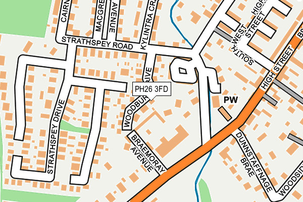 PH26 3FD map - OS OpenMap – Local (Ordnance Survey) PH26 3FD map - OS OpenMap – Local (Ordnance Survey)