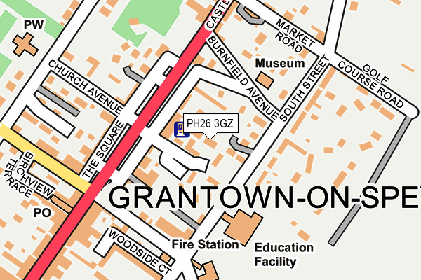 PH26 3GZ map - OS OpenMap – Local (Ordnance Survey) PH26 3GZ map - OS OpenMap – Local (Ordnance Survey)