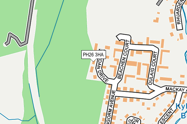 PH26 3HA map - OS OpenMap – Local (Ordnance Survey) PH26 3HA map - OS OpenMap – Local (Ordnance Survey)