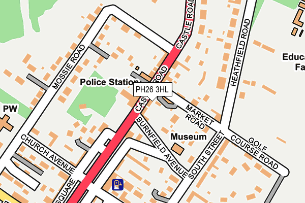 PH26 3HL map - OS OpenMap – Local (Ordnance Survey) PH26 3HL map - OS OpenMap – Local (Ordnance Survey)