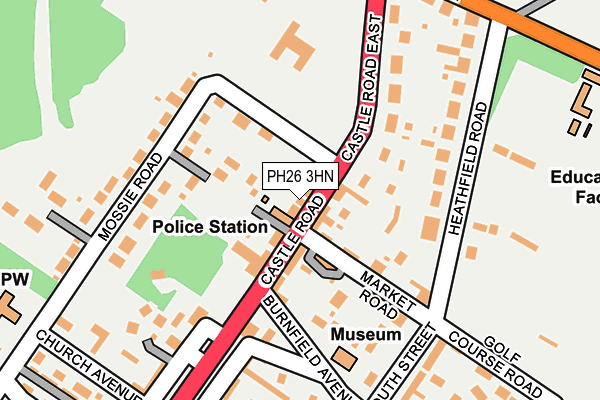 PH26 3HN map - OS OpenMap – Local (Ordnance Survey) PH26 3HN map - OS OpenMap – Local (Ordnance Survey)