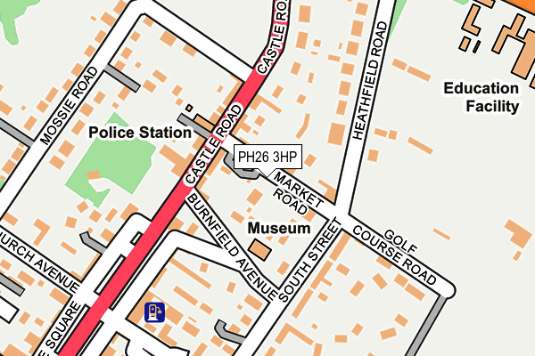 PH26 3HP map - OS OpenMap – Local (Ordnance Survey) PH26 3HP map - OS OpenMap – Local (Ordnance Survey)