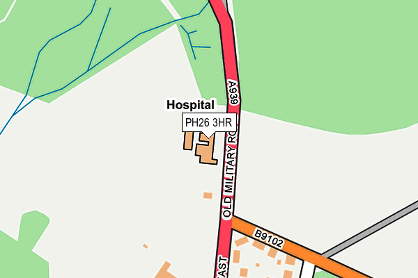 PH26 3HR map - OS OpenMap – Local (Ordnance Survey) PH26 3HR map - OS OpenMap – Local (Ordnance Survey)