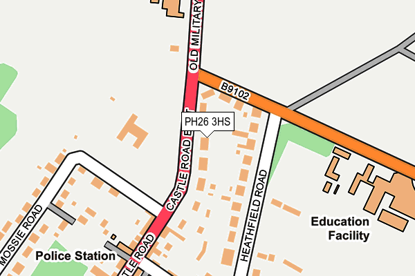 PH26 3HS map - OS OpenMap – Local (Ordnance Survey) PH26 3HS map - OS OpenMap – Local (Ordnance Survey)