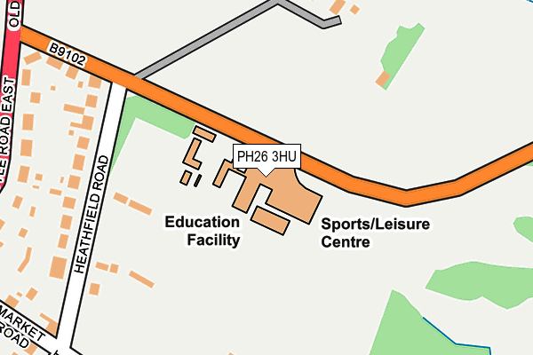 PH26 3HU map - OS OpenMap – Local (Ordnance Survey) PH26 3HU map - OS OpenMap – Local (Ordnance Survey)
