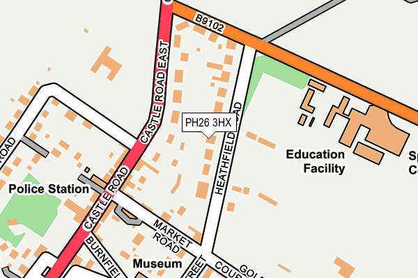 PH26 3HX map - OS OpenMap – Local (Ordnance Survey) PH26 3HX map - OS OpenMap – Local (Ordnance Survey)