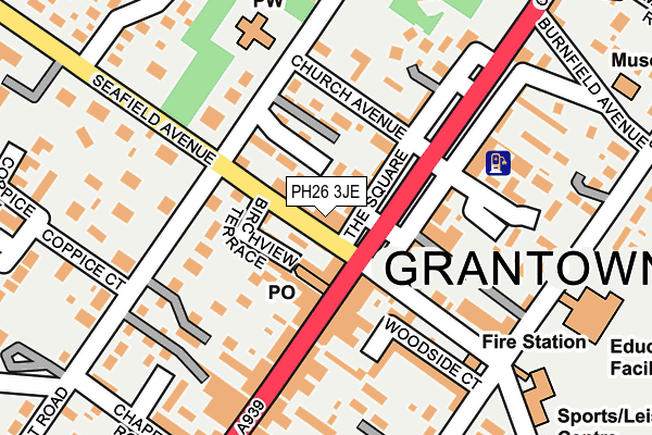 PH26 3JE map - OS OpenMap – Local (Ordnance Survey) PH26 3JE map - OS OpenMap – Local (Ordnance Survey)