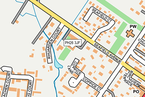 PH26 3JF map - OS OpenMap – Local (Ordnance Survey) PH26 3JF map - OS OpenMap – Local (Ordnance Survey)