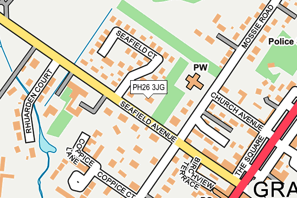 PH26 3JG map - OS OpenMap – Local (Ordnance Survey) PH26 3JG map - OS OpenMap – Local (Ordnance Survey)