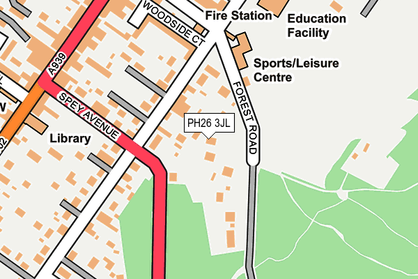 PH26 3JL map - OS OpenMap – Local (Ordnance Survey) PH26 3JL map - OS OpenMap – Local (Ordnance Survey)
