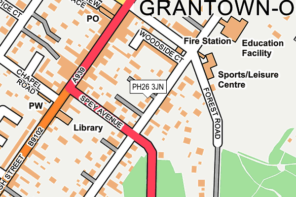 PH26 3JN map - OS OpenMap – Local (Ordnance Survey) PH26 3JN map - OS OpenMap – Local (Ordnance Survey)