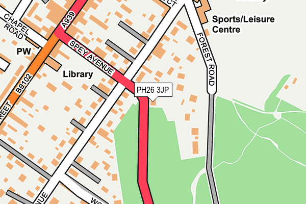PH26 3JP map - OS OpenMap – Local (Ordnance Survey) PH26 3JP map - OS OpenMap – Local (Ordnance Survey)