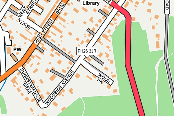 PH26 3JR map - OS OpenMap – Local (Ordnance Survey) PH26 3JR map - OS OpenMap – Local (Ordnance Survey)