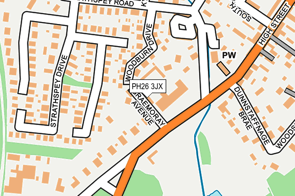 PH26 3JX map - OS OpenMap – Local (Ordnance Survey) PH26 3JX map - OS OpenMap – Local (Ordnance Survey)