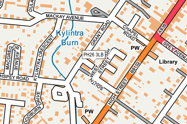 PH26 3LB map - OS OpenMap – Local (Ordnance Survey) PH26 3LB map - OS OpenMap – Local (Ordnance Survey)