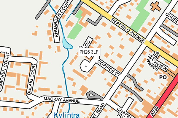 PH26 3LF map - OS OpenMap – Local (Ordnance Survey) PH26 3LF map - OS OpenMap – Local (Ordnance Survey)