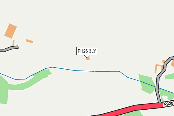 PH26 3LY map - OS OpenMap – Local (Ordnance Survey) PH26 3LY map - OS OpenMap – Local (Ordnance Survey)