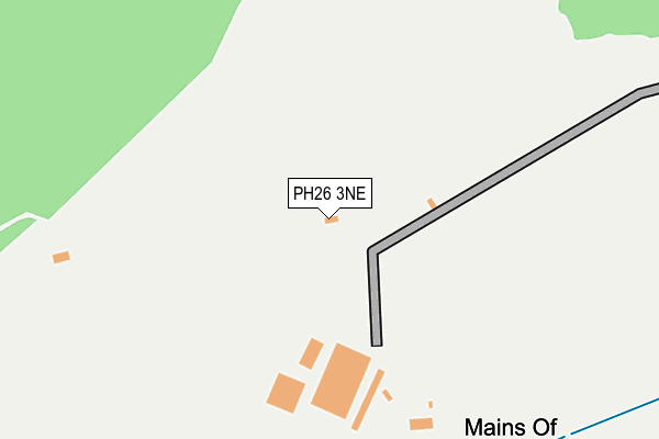 PH26 3NE map - OS OpenMap – Local (Ordnance Survey) PH26 3NE map - OS OpenMap – Local (Ordnance Survey)