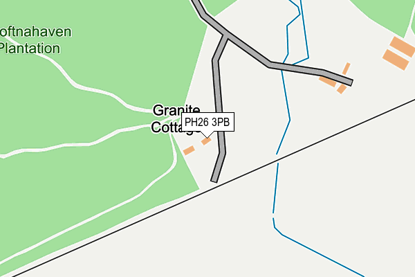 PH26 3PB map - OS OpenMap – Local (Ordnance Survey) PH26 3PB map - OS OpenMap – Local (Ordnance Survey)