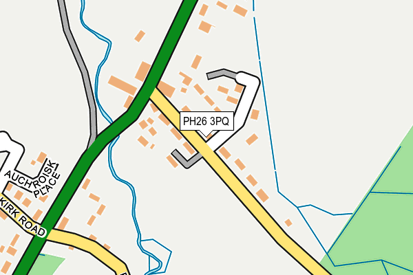 PH26 3PQ map - OS OpenMap – Local (Ordnance Survey) PH26 3PQ map - OS OpenMap – Local (Ordnance Survey)