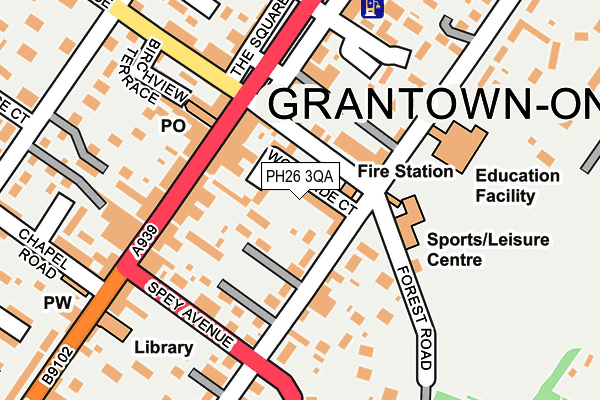 PH26 3QA map - OS OpenMap – Local (Ordnance Survey) PH26 3QA map - OS OpenMap – Local (Ordnance Survey)