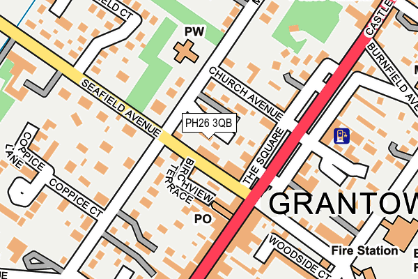 PH26 3QB map - OS OpenMap – Local (Ordnance Survey) PH26 3QB map - OS OpenMap – Local (Ordnance Survey)
