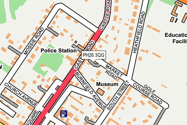 PH26 3QG map - OS OpenMap – Local (Ordnance Survey) PH26 3QG map - OS OpenMap – Local (Ordnance Survey)