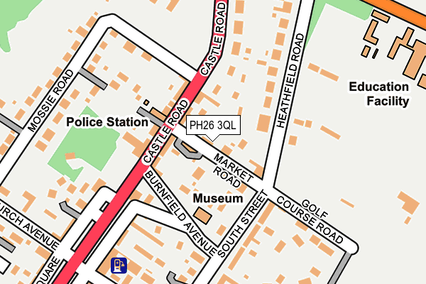 PH26 3QL map - OS OpenMap – Local (Ordnance Survey) PH26 3QL map - OS OpenMap – Local (Ordnance Survey)