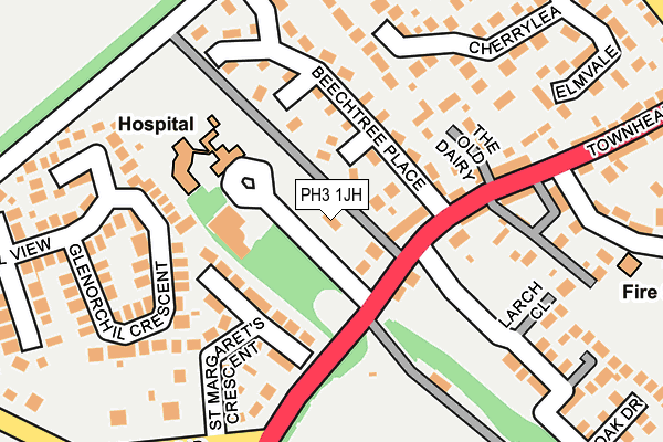 PH3 1JH map - OS OpenMap – Local (Ordnance Survey) PH3 1JH map - OS OpenMap – Local (Ordnance Survey)