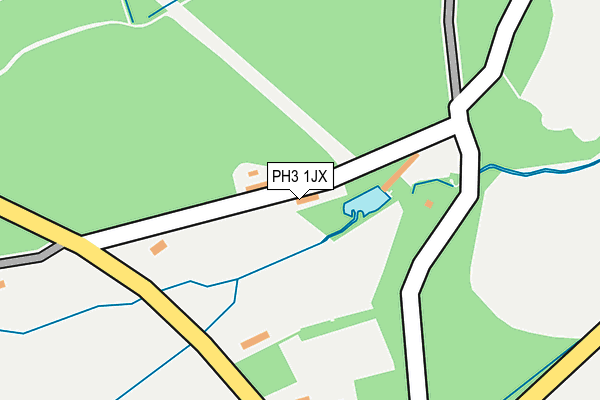 PH3 1JX map - OS OpenMap – Local (Ordnance Survey) PH3 1JX map - OS OpenMap – Local (Ordnance Survey)