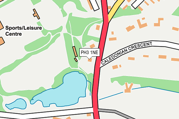 PH3 1NE map - OS OpenMap – Local (Ordnance Survey) PH3 1NE map - OS OpenMap – Local (Ordnance Survey)