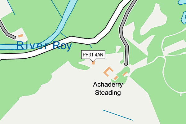 PH31 4AN map - OS OpenMap – Local (Ordnance Survey) PH31 4AN map - OS OpenMap – Local (Ordnance Survey)