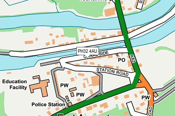 PH32 4AU map - OS OpenMap – Local (Ordnance Survey) PH32 4AU map - OS OpenMap – Local (Ordnance Survey)