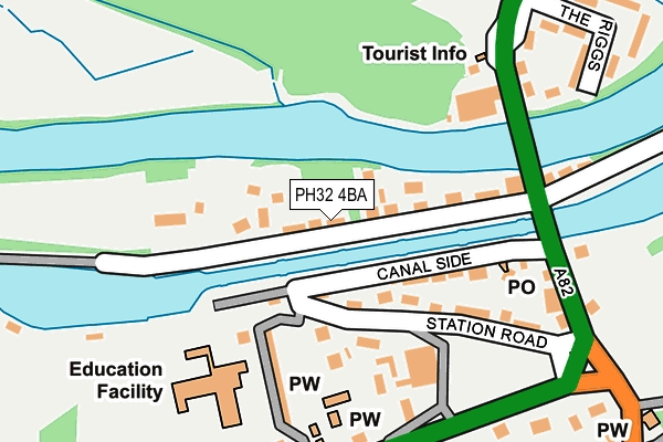 PH32 4BA map - OS OpenMap – Local (Ordnance Survey) PH32 4BA map - OS OpenMap – Local (Ordnance Survey)